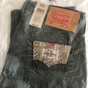 Levi’s 501 Jeans 31 x 30 Green
